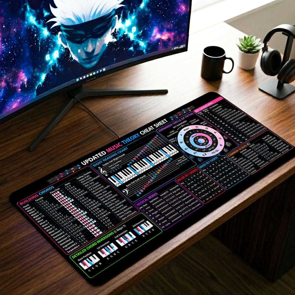 Music Theory Master Desk Mat
