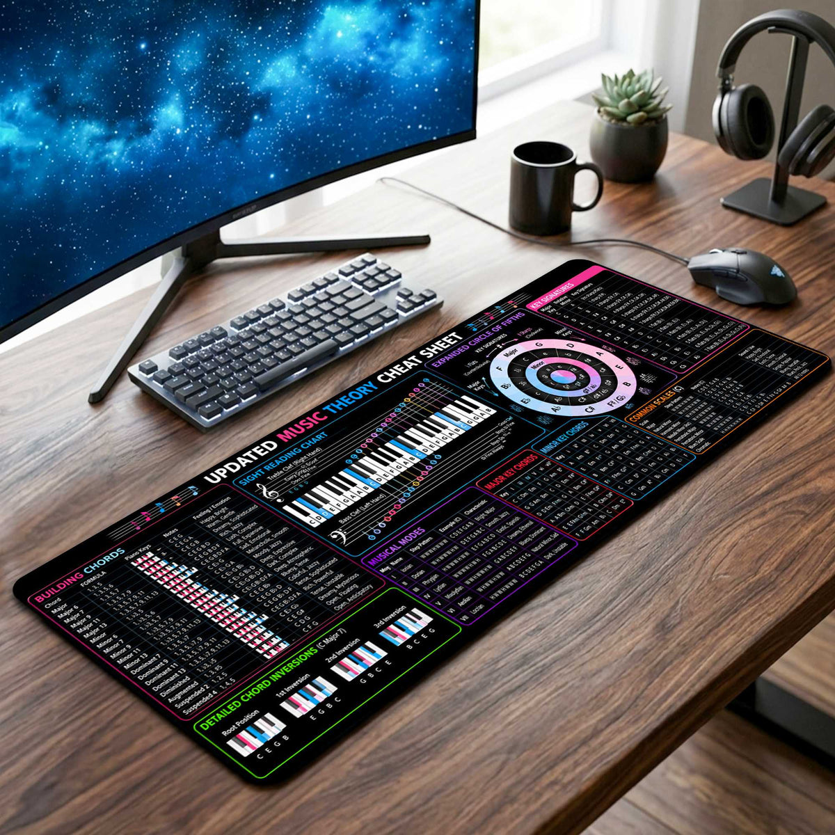 Music Theory Master Desk Mat