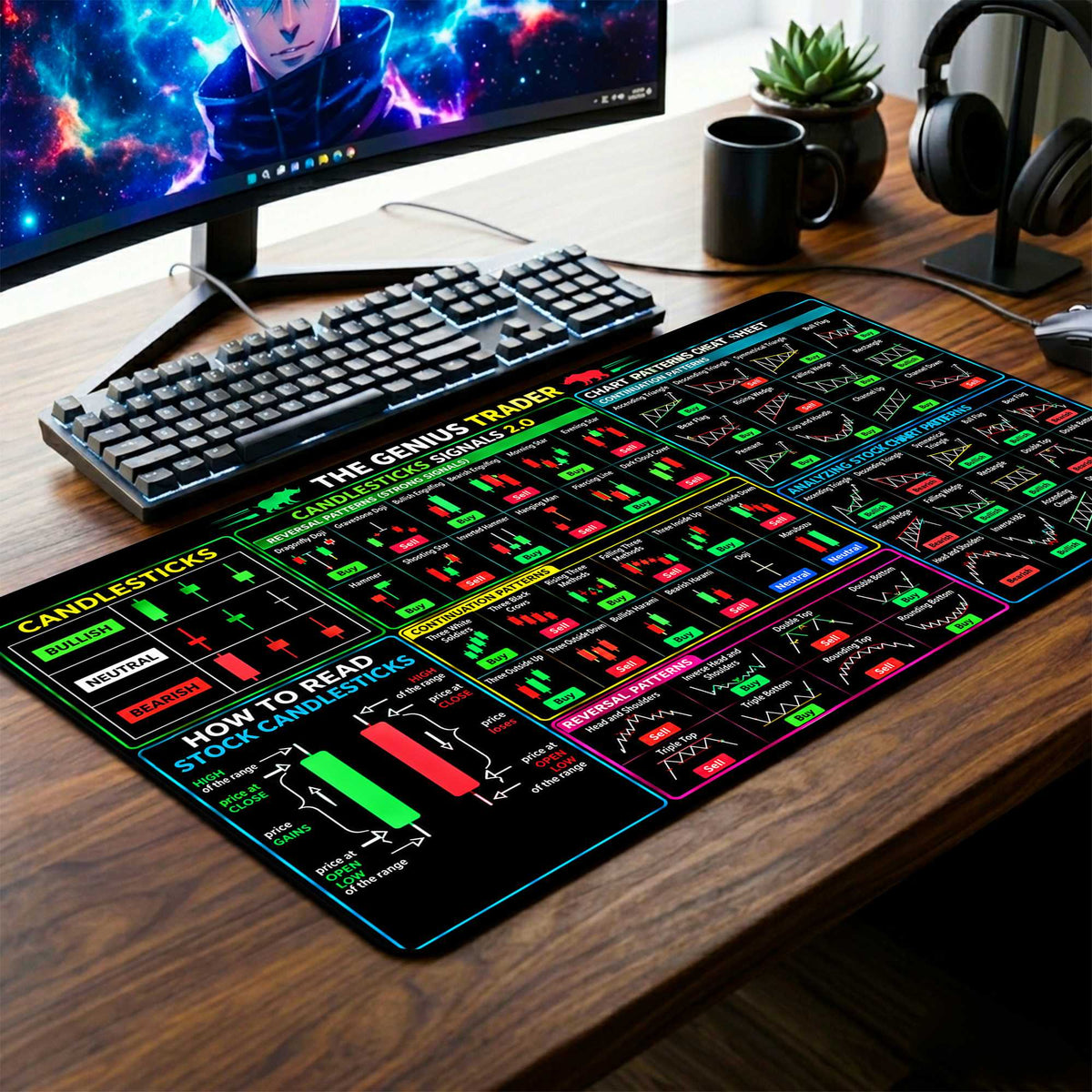 Genius Trader Desk Mat