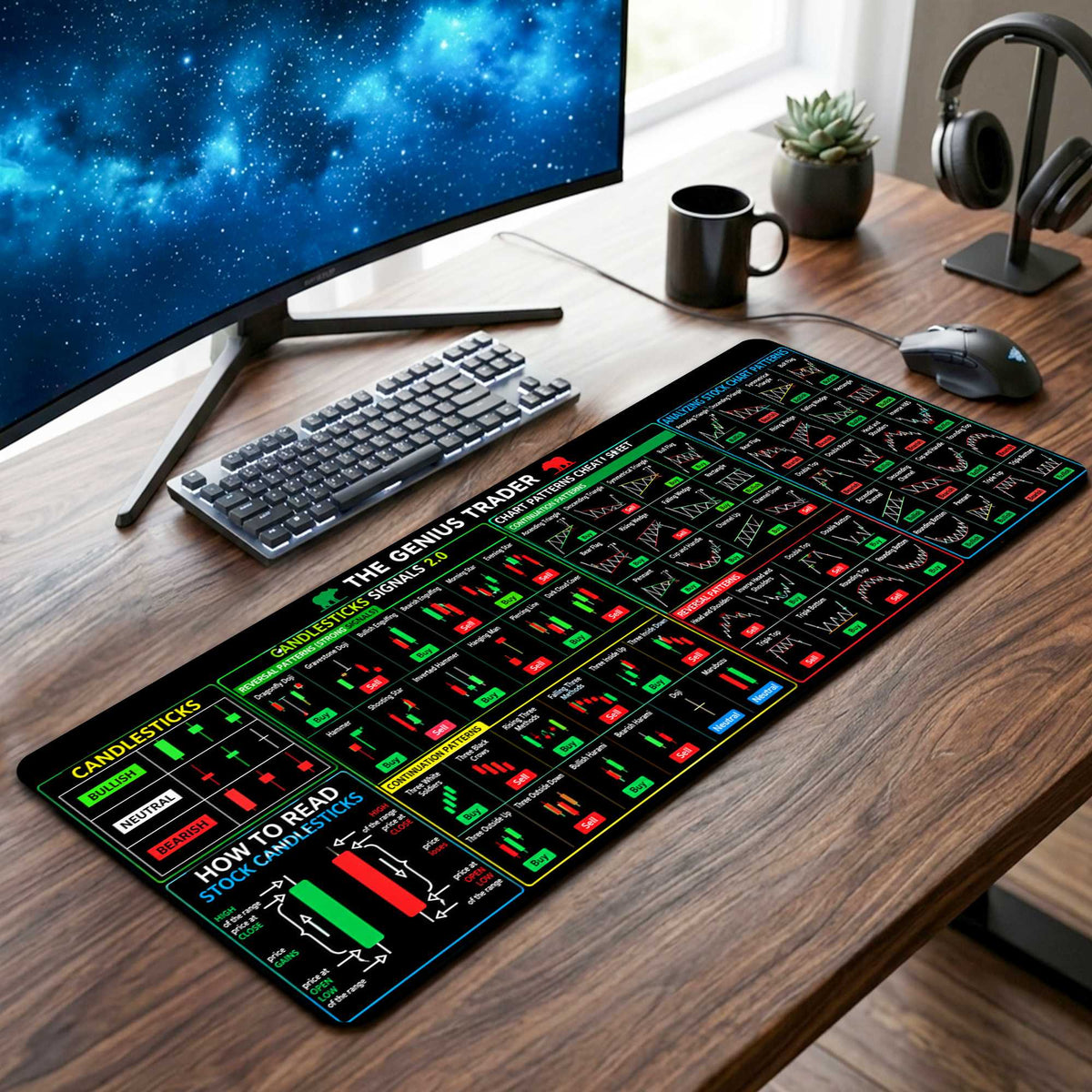 Genius Trader Desk Mat