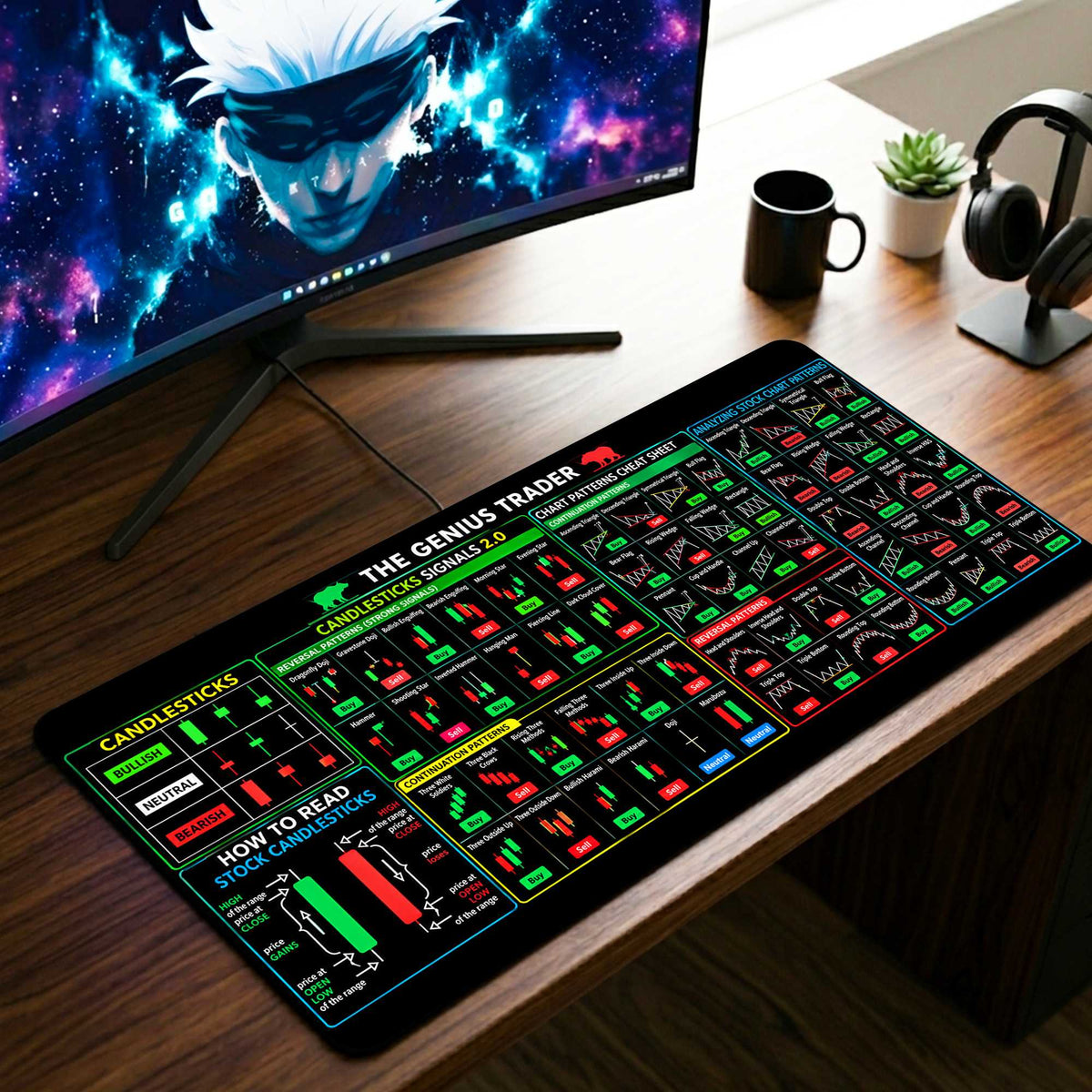 Genius Trader Desk Mat