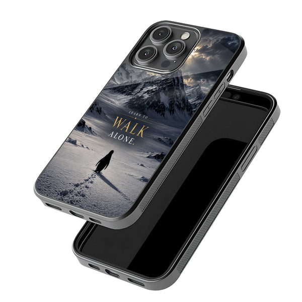 The Alone Penguin Glass Case