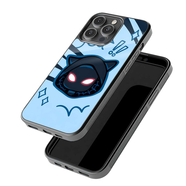 Chibi Spider Noir Glass Case