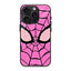 Pink Spider Mask Glass Case
