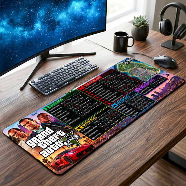 GTA V Cheat Master Desk Mat