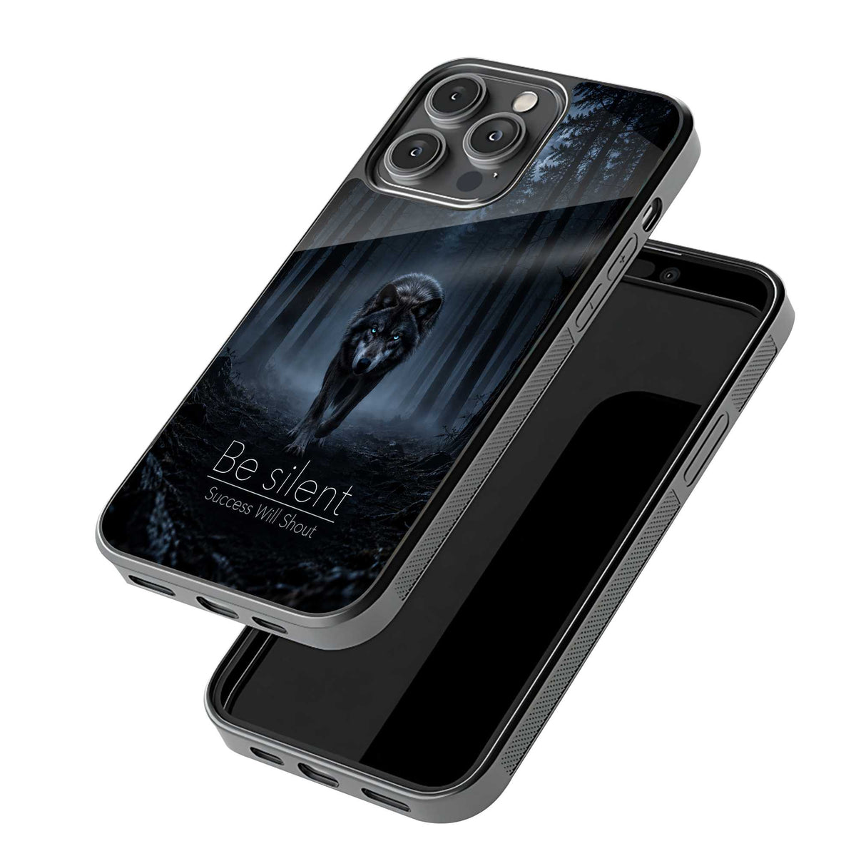 Silent Wolf Glass Case