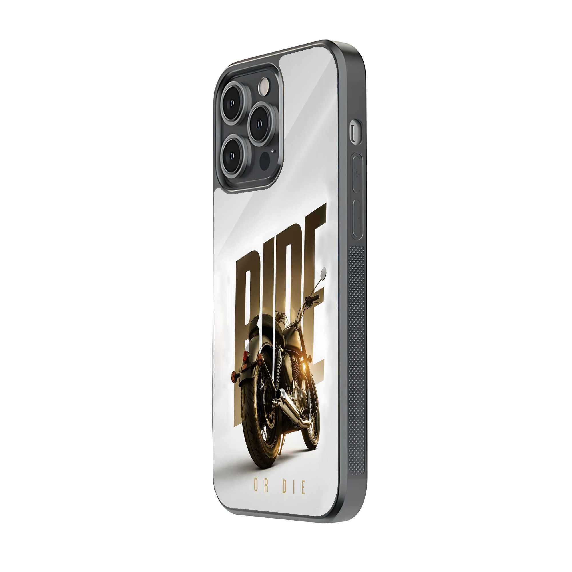 Ride Or Die Glass Case