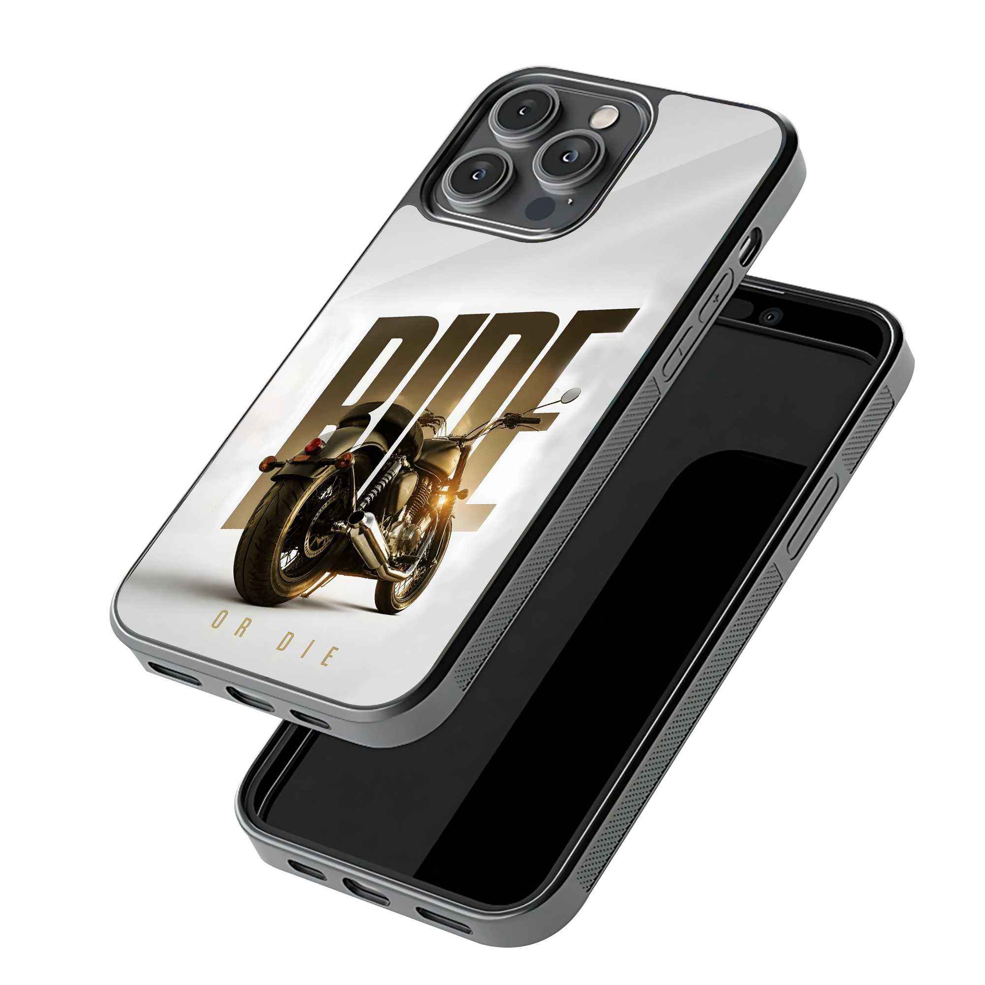 Ride Or Die Glass Case