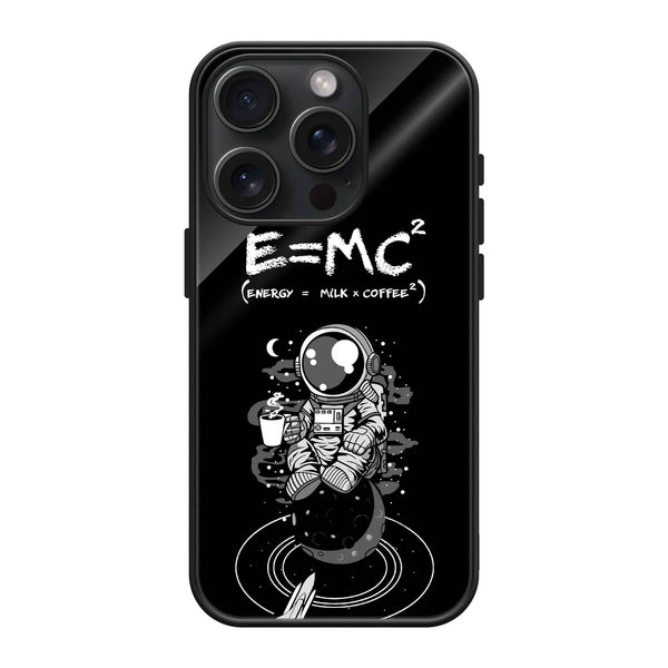 E = MC² Coffee Glass Case