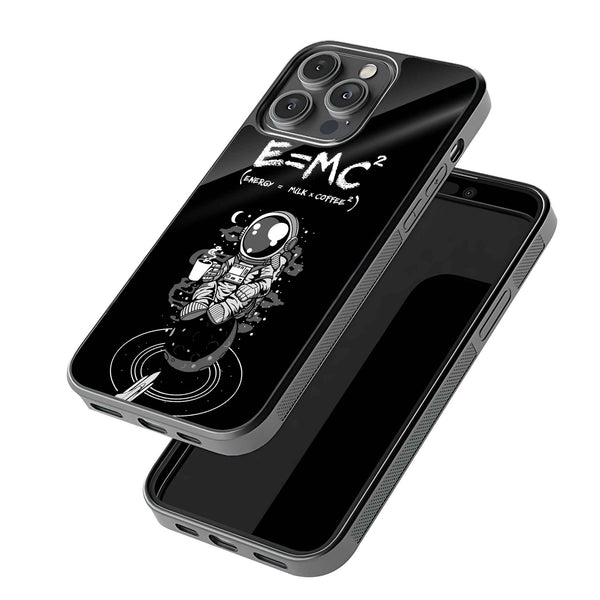 E = MC² Coffee Glass Case