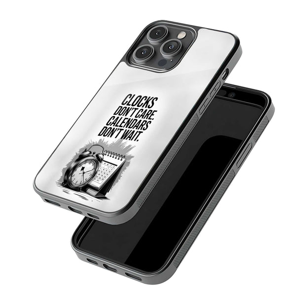 Time Don't Wait Glass Case