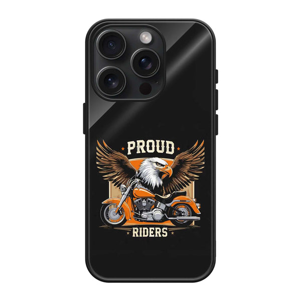 Proud Riders Glass Case