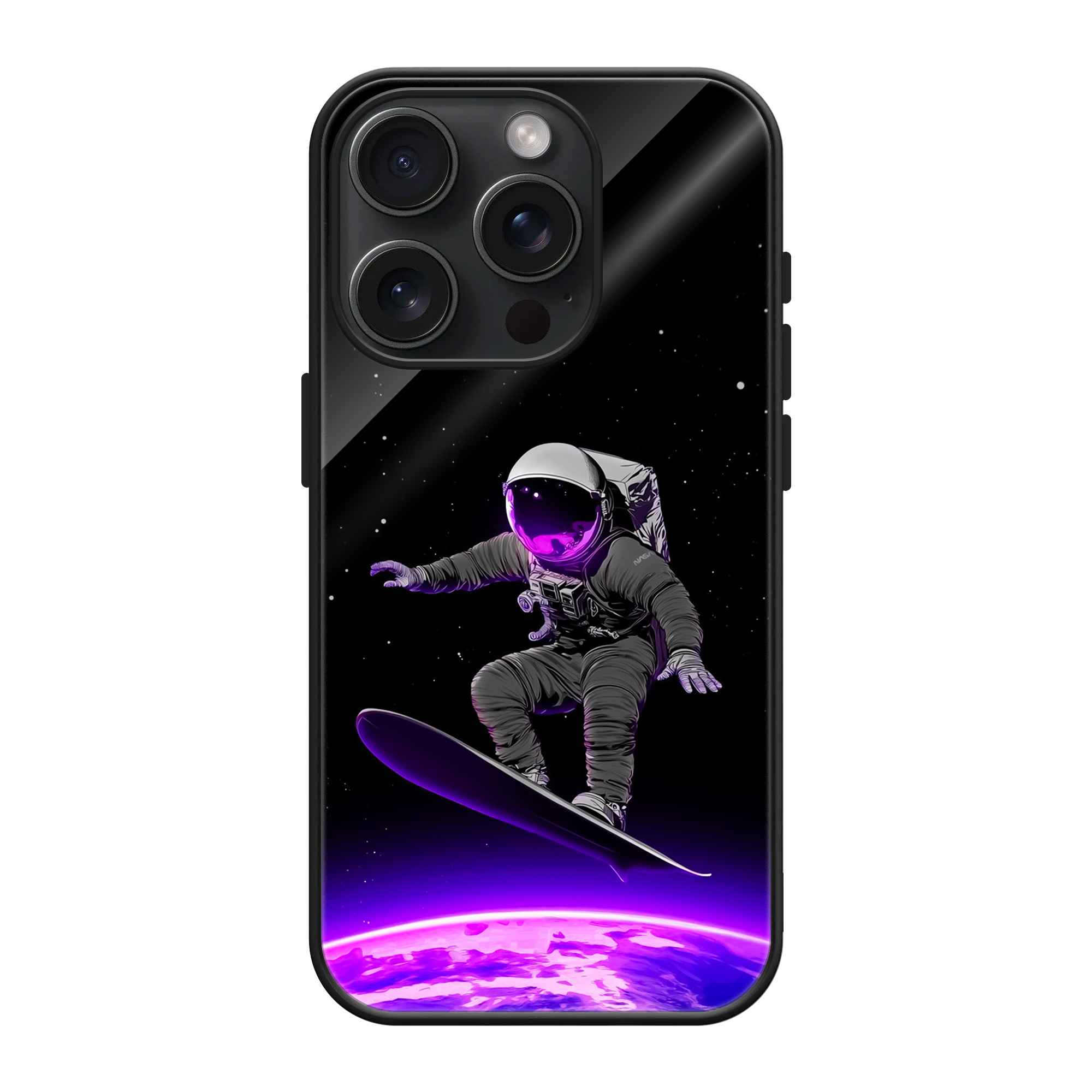 Cosmic Surfer Glass Case Main image