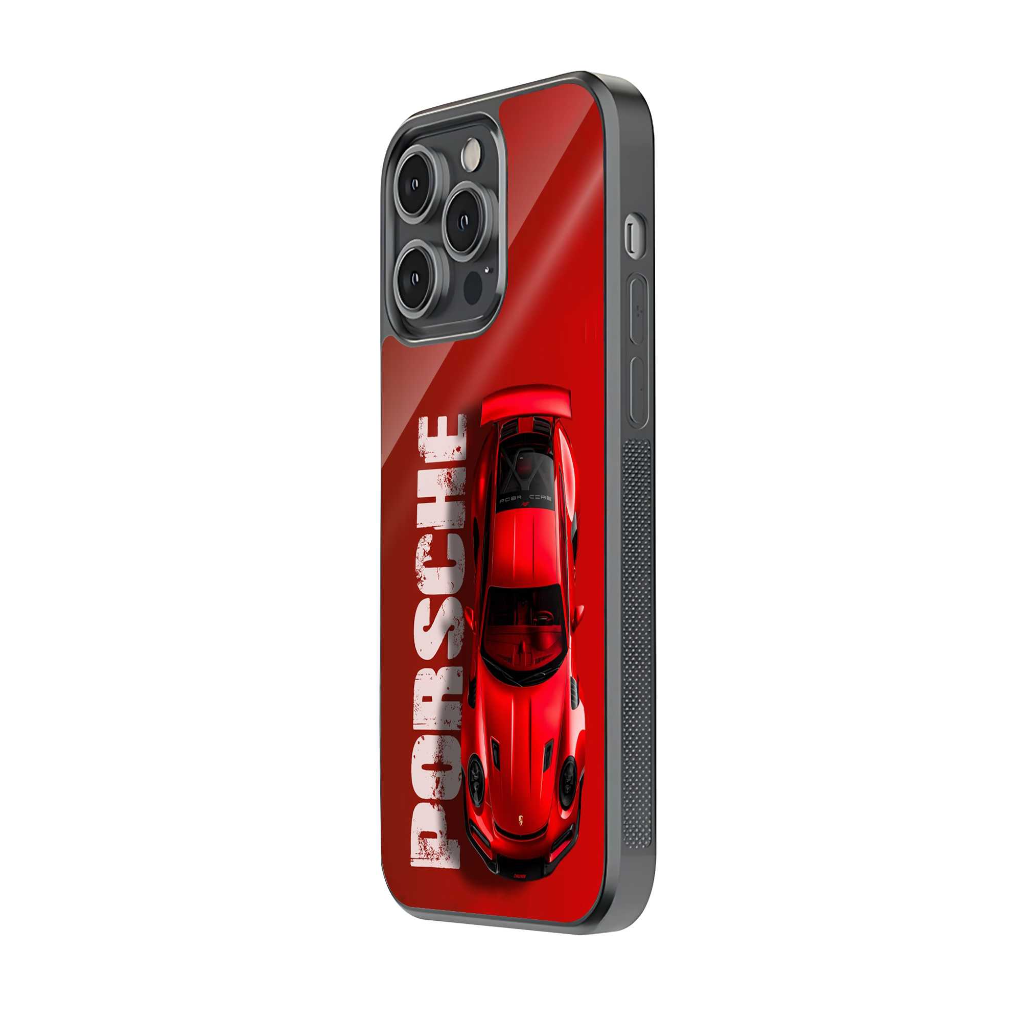 Porsche Crimson Glass Case