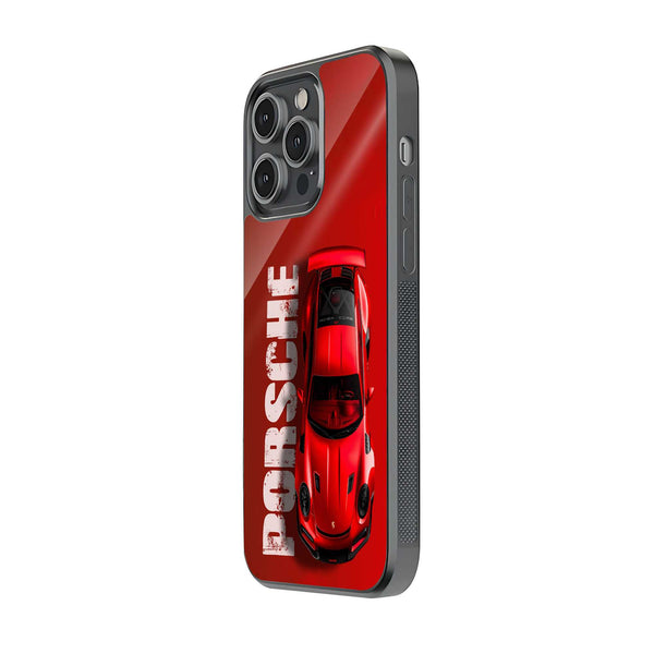 Porsche Crimson Glass Case