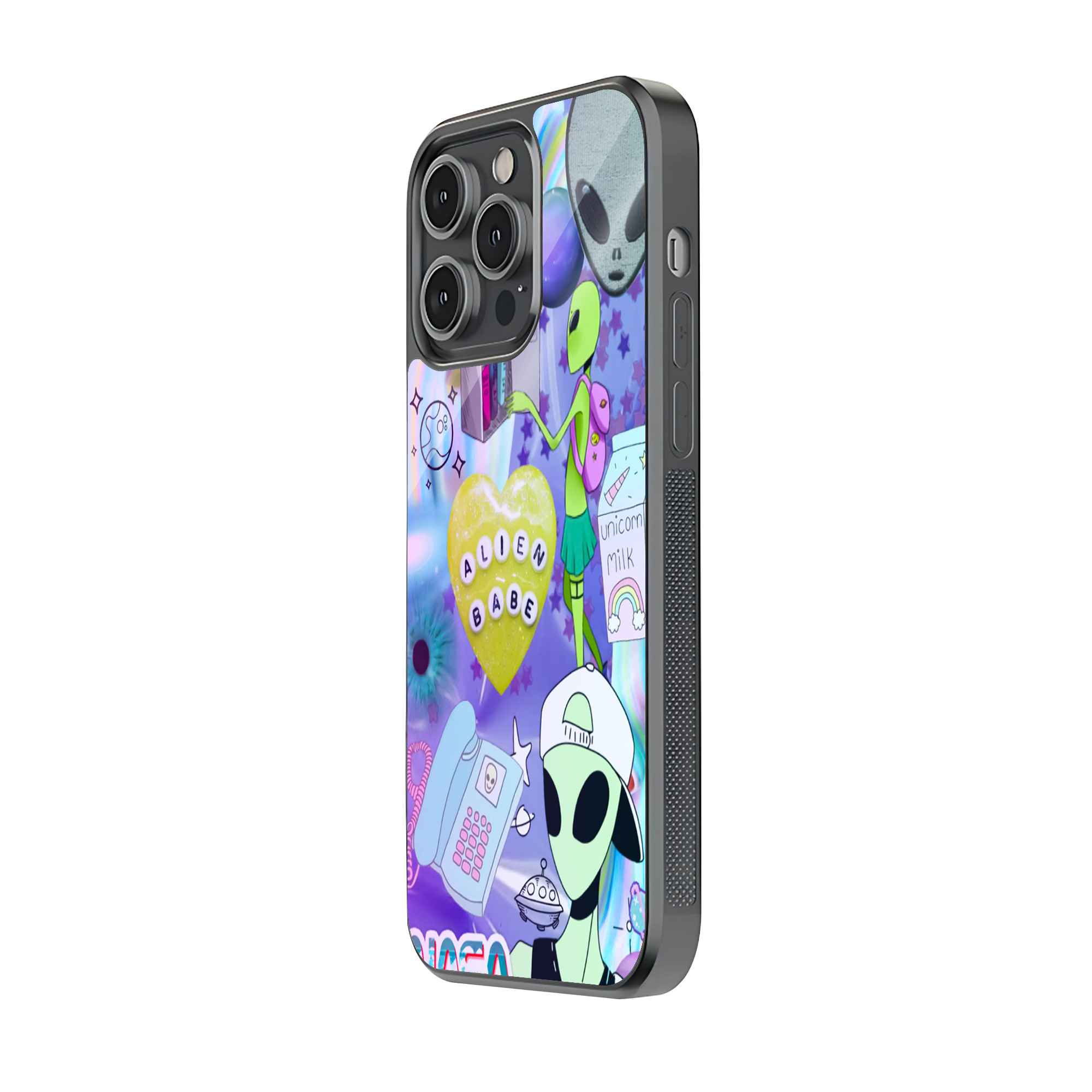 Alien Vibes Glass Case