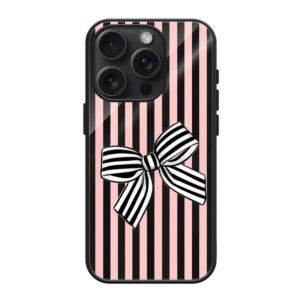 Ribbon Noir Glass Case