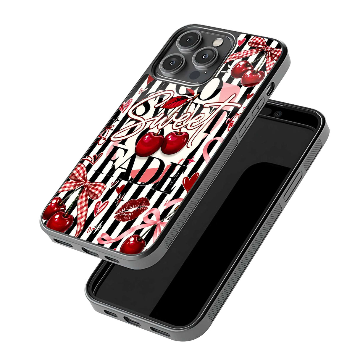 Sweet Cherry Glass Case