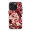 Crimson Rhythm Glass Case