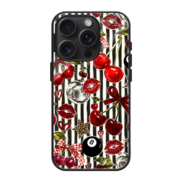 Lucky Cherry Glass Case