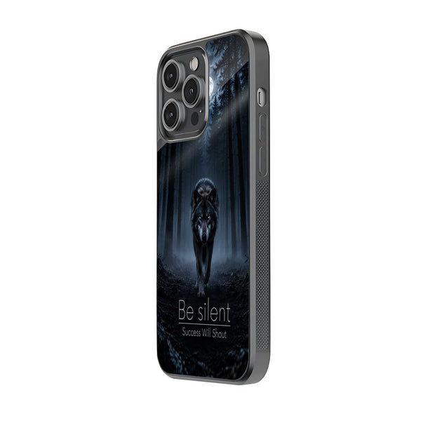 Silent Wolf Glass Case
