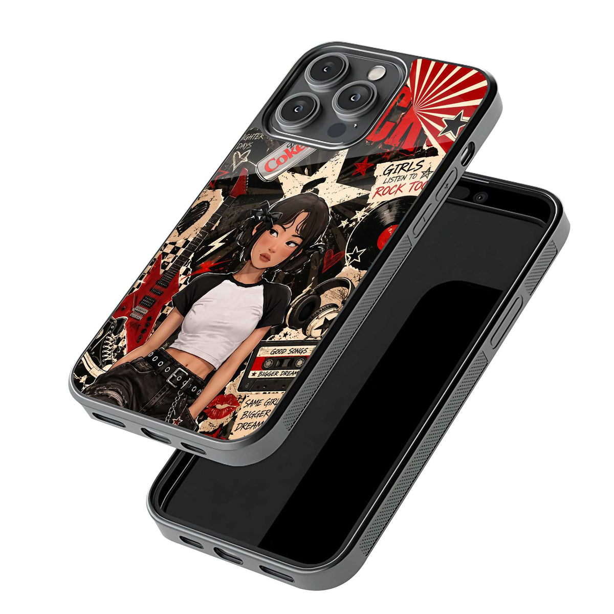 Rockstar Rebel Glass Case