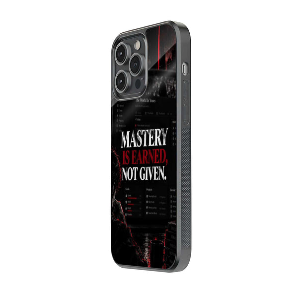 Mastery Earned Grid Glass Case