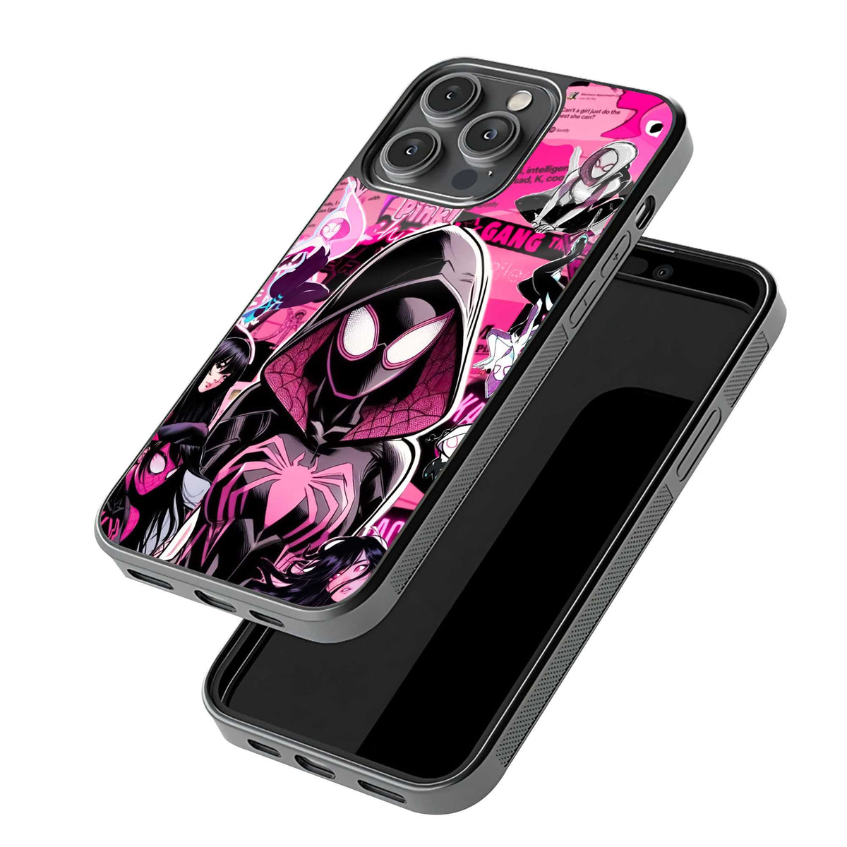 Pink Webcore Glass Case