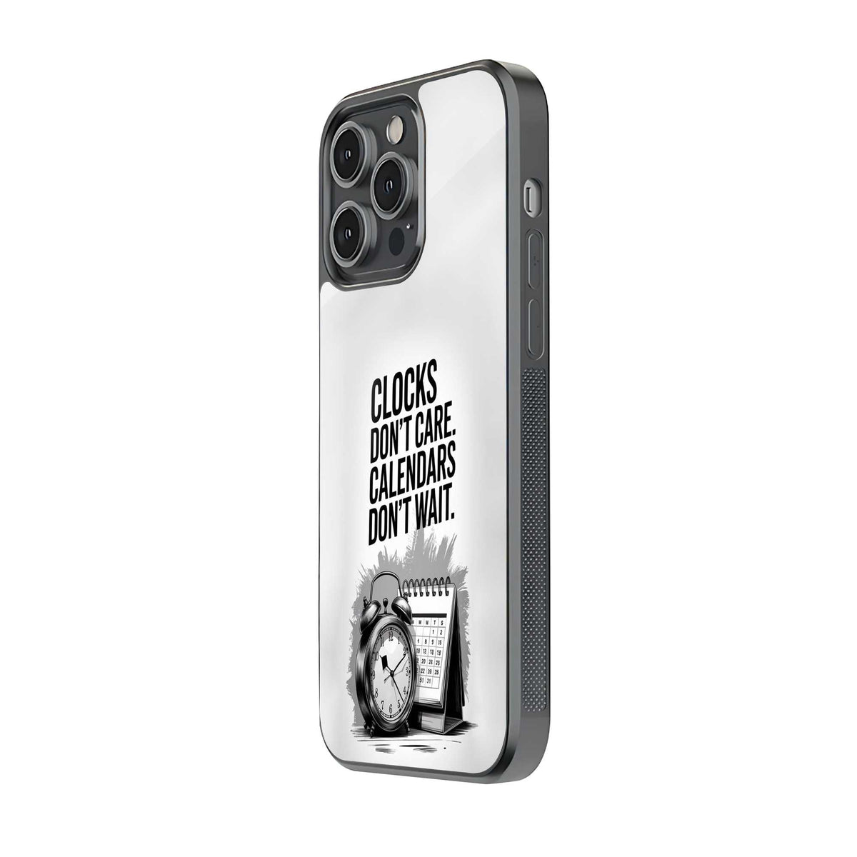 Time Don't Wait Glass Case