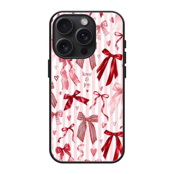 Cherry Bows Glass Case