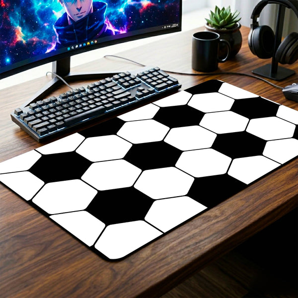 Soccer Ball Texture Desk Mat - 14 x 23 Inch image