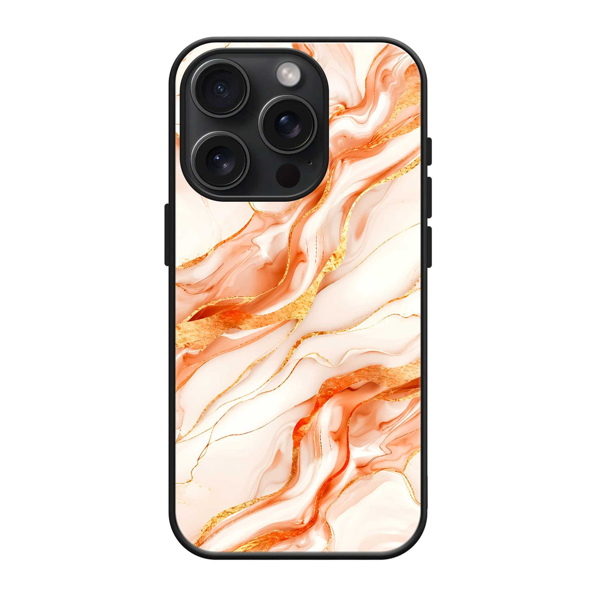 Rose Gold Flow Glass Case Main image