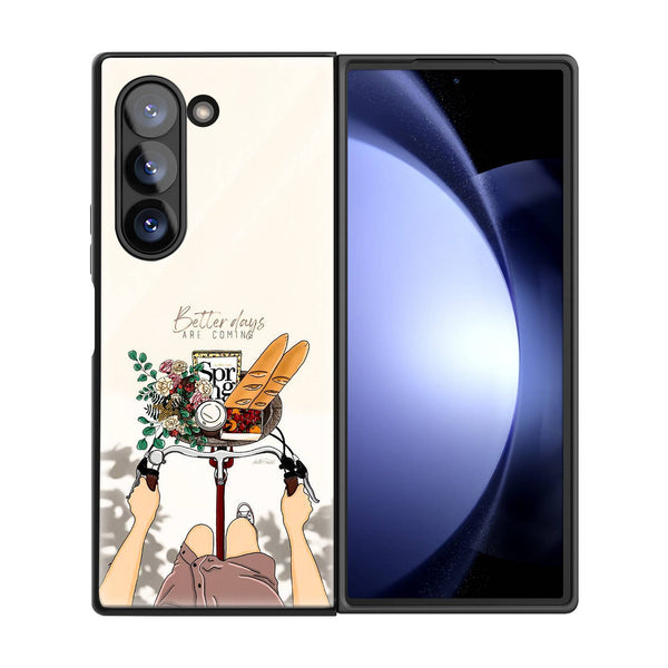 Better Days Samsung Z Fold Glass Case image 2