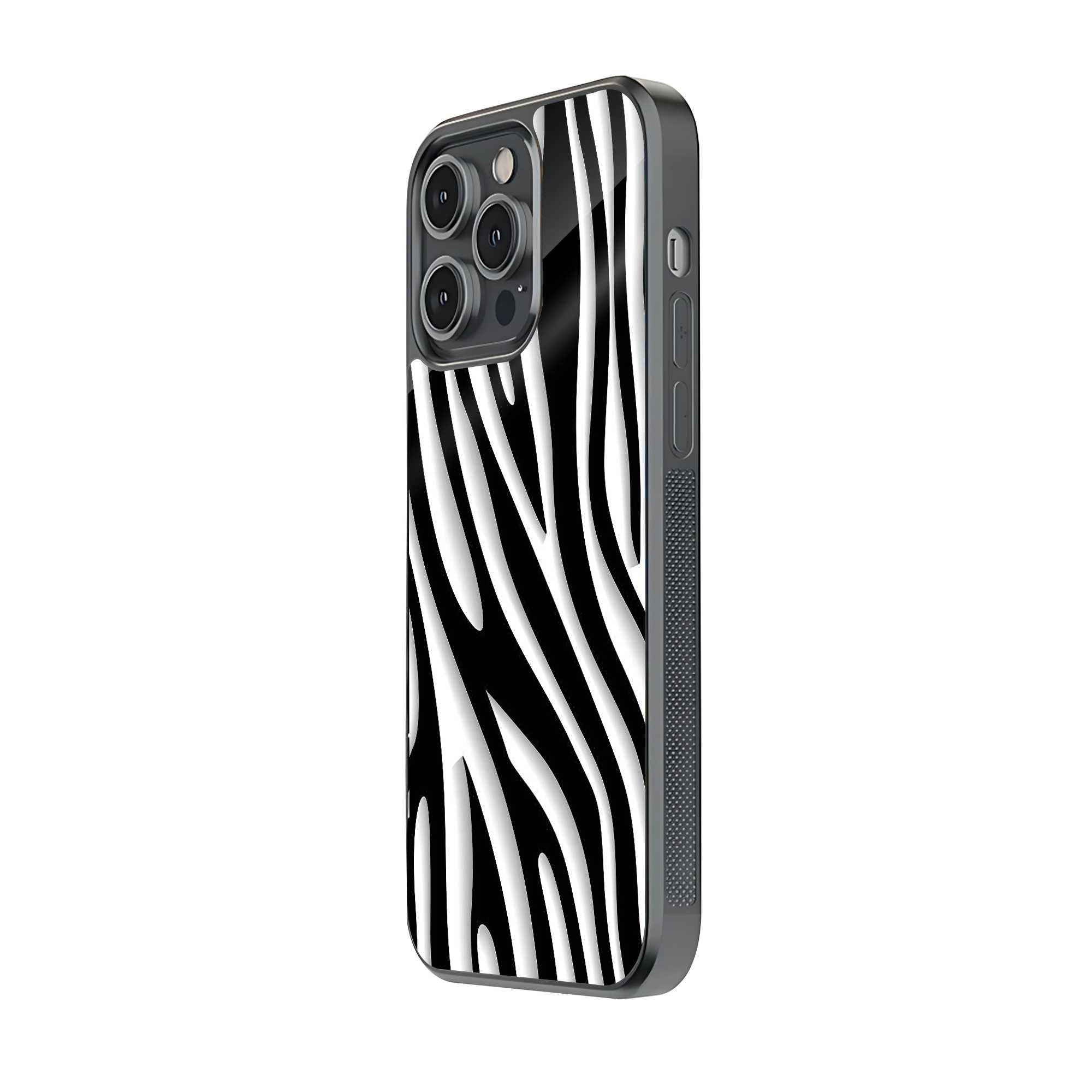 Zebra Flow Glass Case image 1