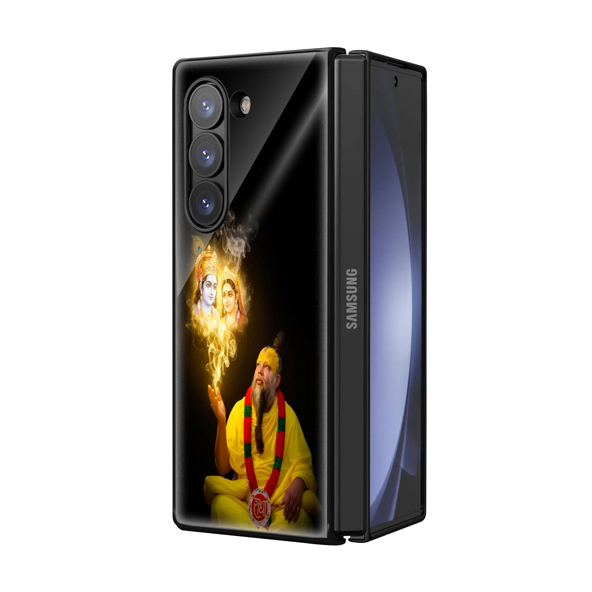 Pream Bhakti Samsung Z Fold Glass Case Secondary image