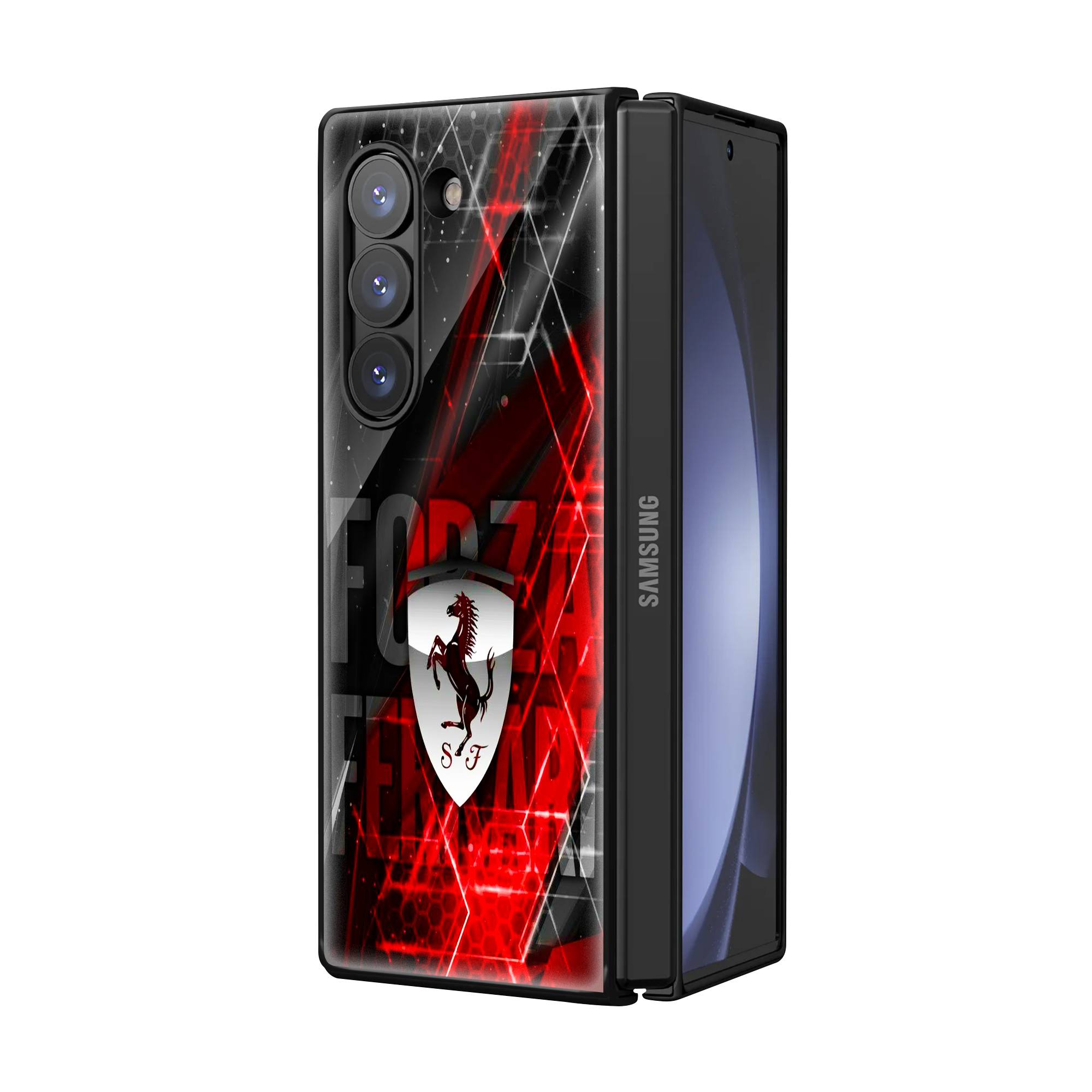 Forza Ferrari Samsung Z Fold Glass Case Secondary image