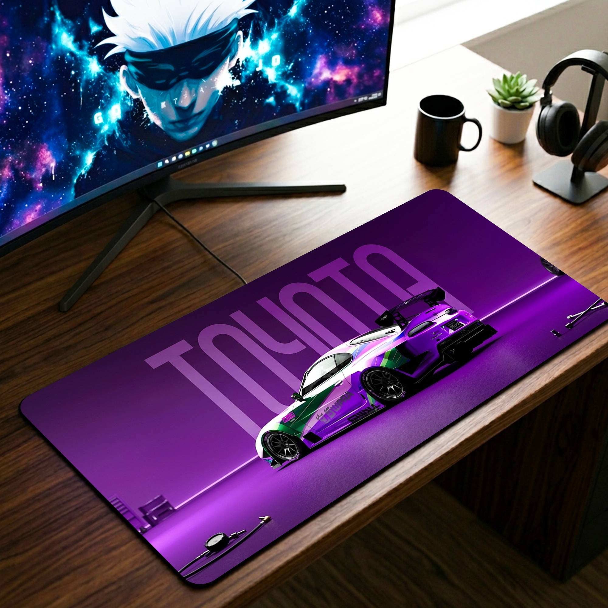 Toyota Supra Desk Mat - 11 x 23 Inch image