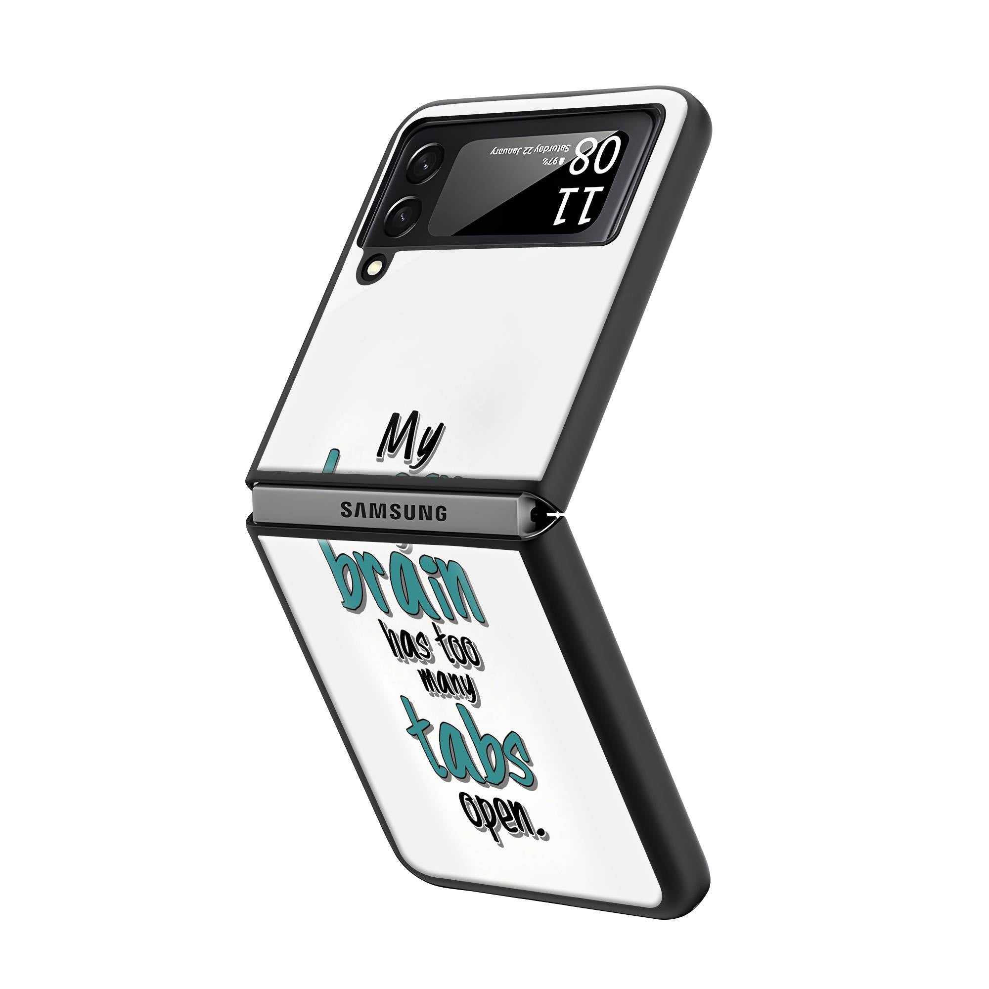 Positive Thoughts Samsung Z Flip Glass Case Secondary image