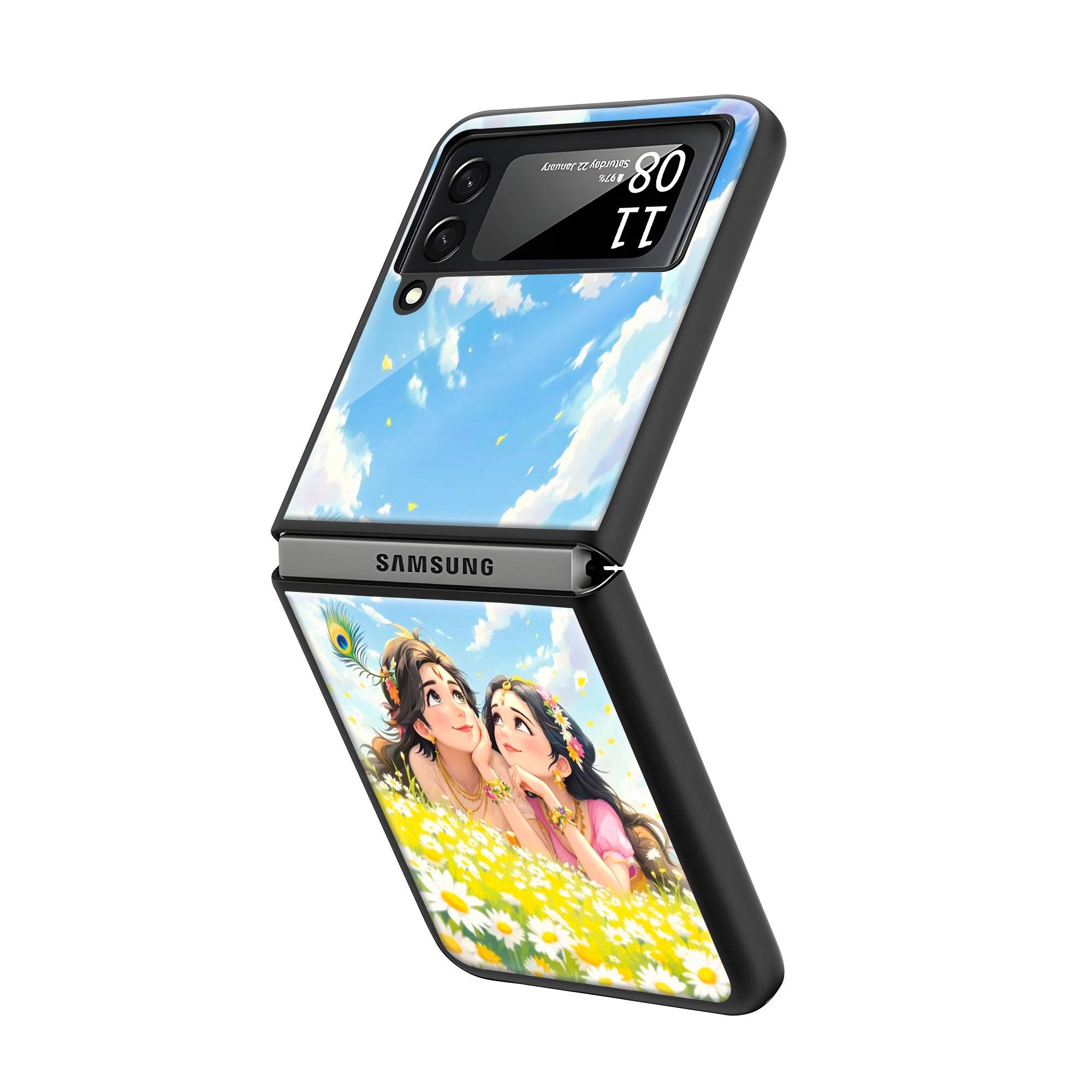 Meadow Dream Samsung Z Flip Glass Case Secondary image