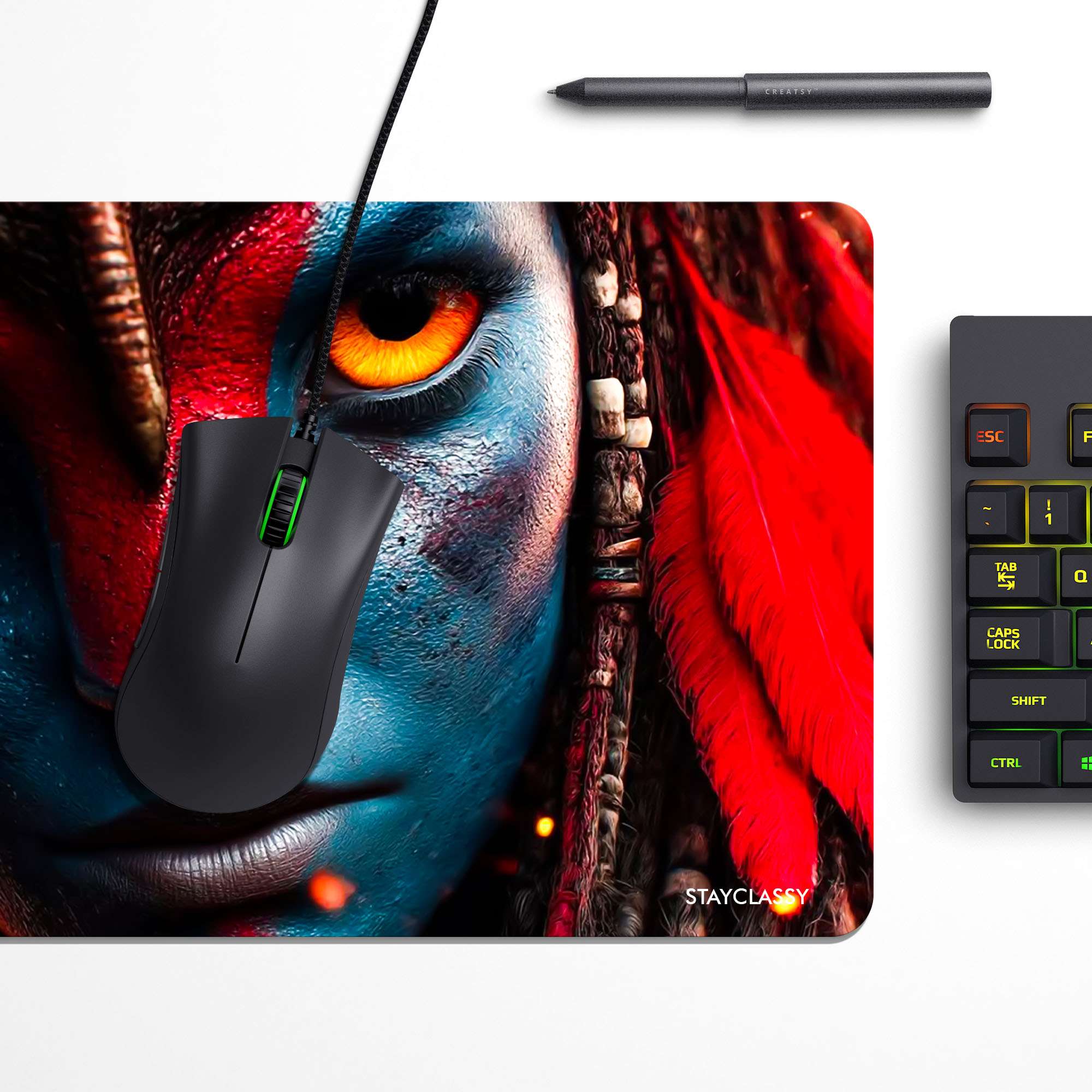 Distinct Eyes Desk Mat image 2
