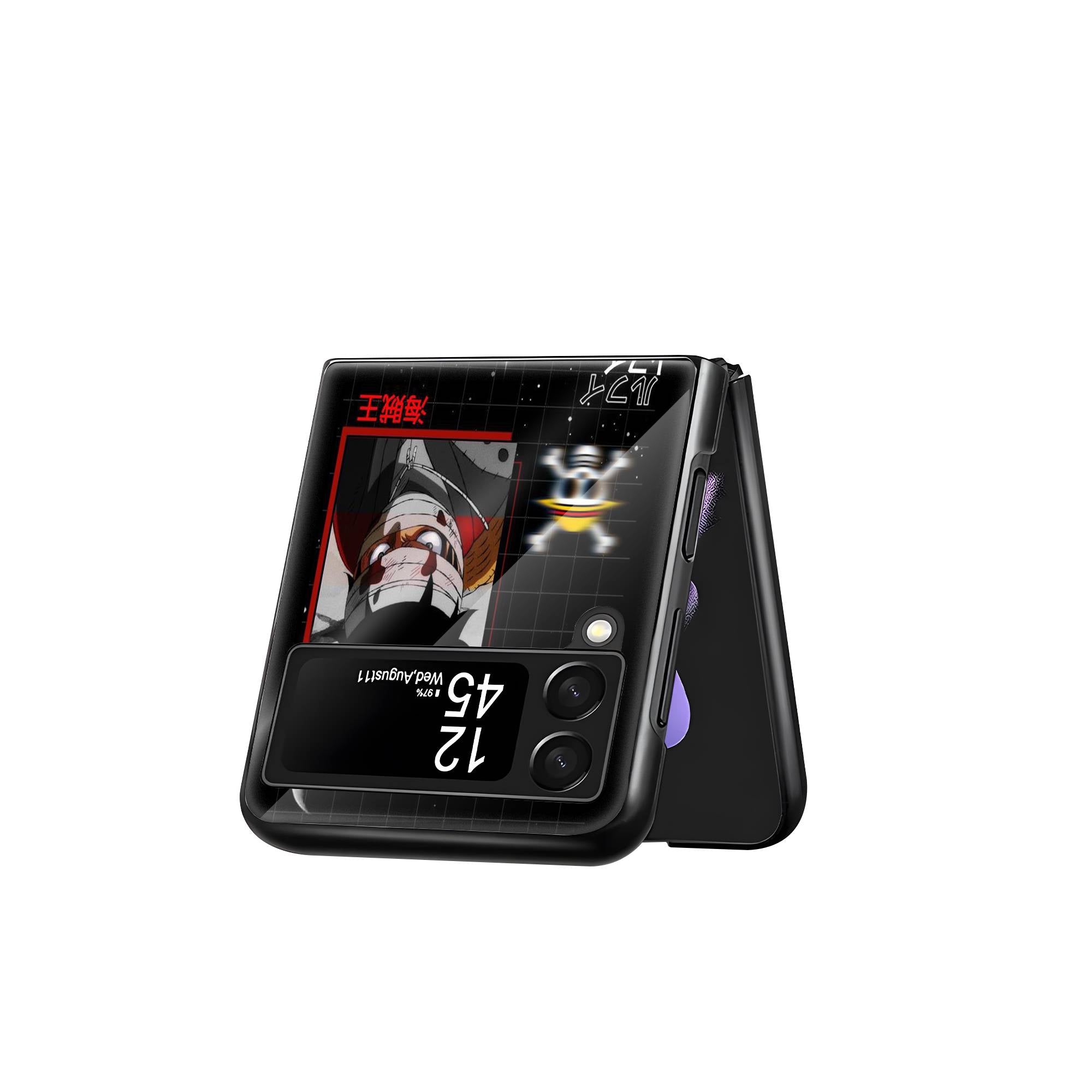 Luffy Samsung Z Flip Glass Case image 2