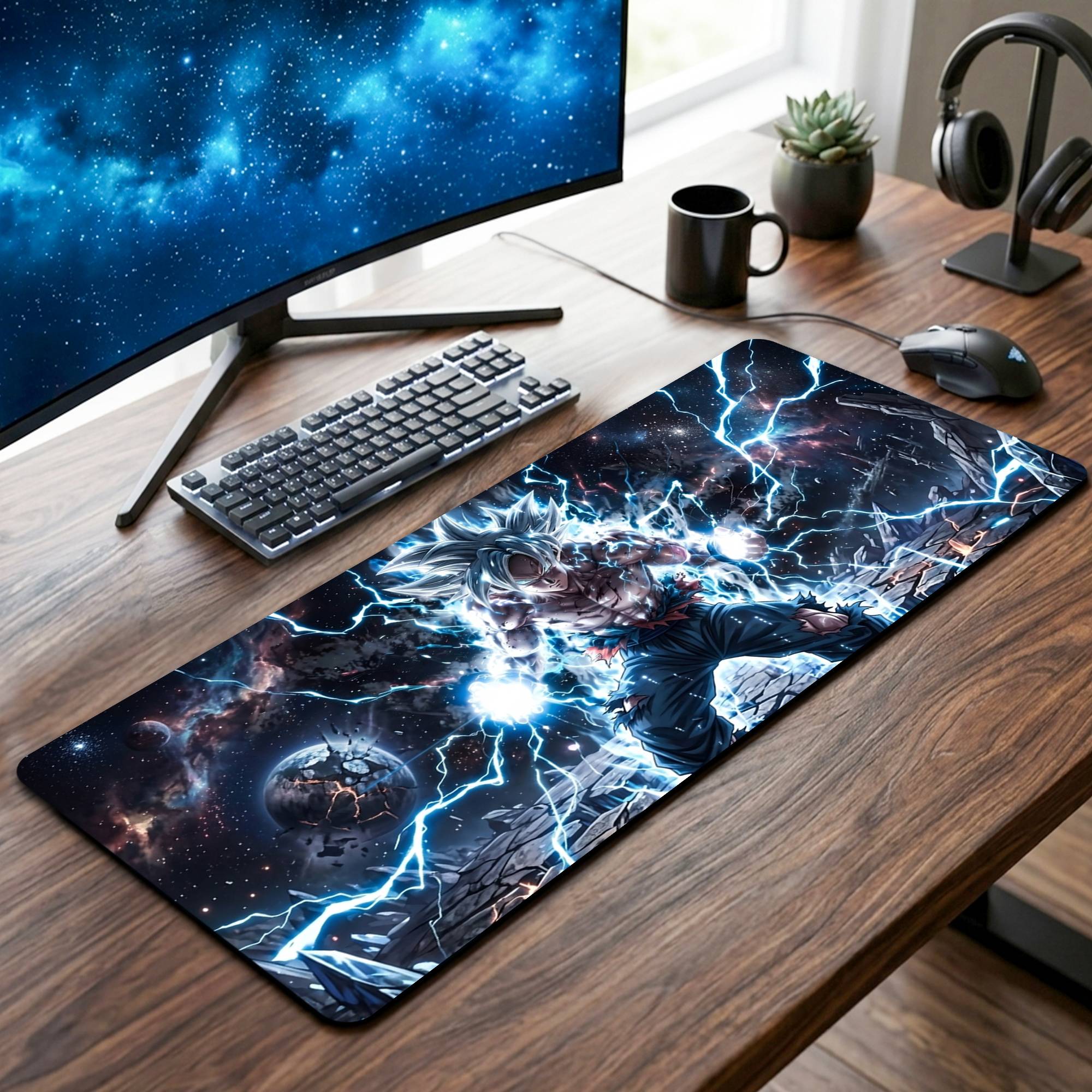 Ultra Instinct Desk Mat - 12 x 32 Inch image