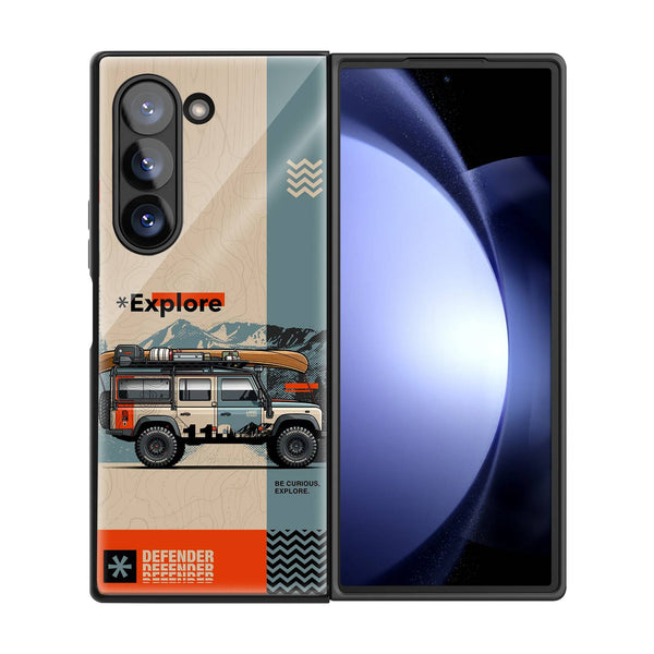 Defender Trails Samsung Z Fold Glass Case image 2