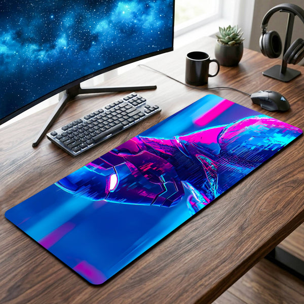 Cyber Iron Man Desk Mat - 12 x 32 Inch image