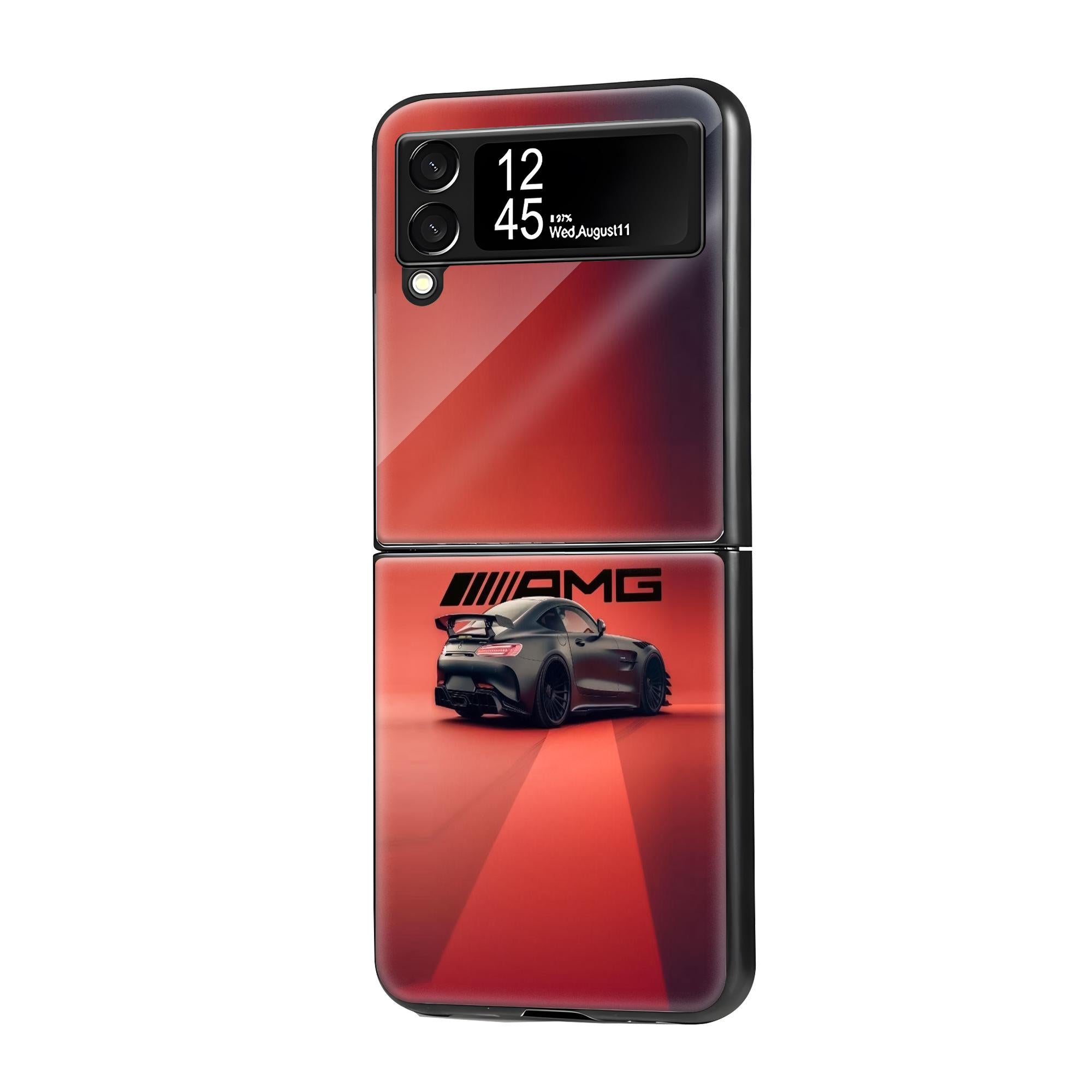 Mercedes Samsung Z Flip Glass Case image 0 Main image