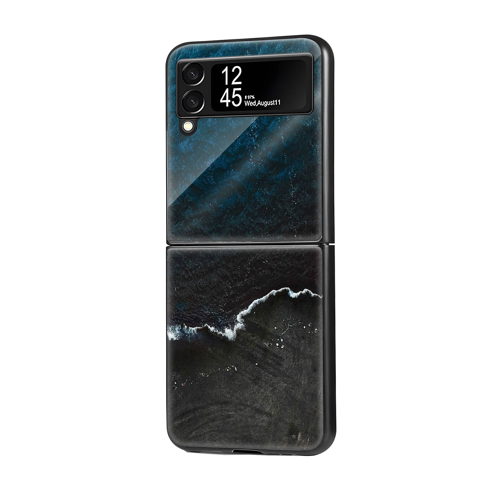 Beach Ocean Mood Samsung Z Flip Glass Case image 0 Main image