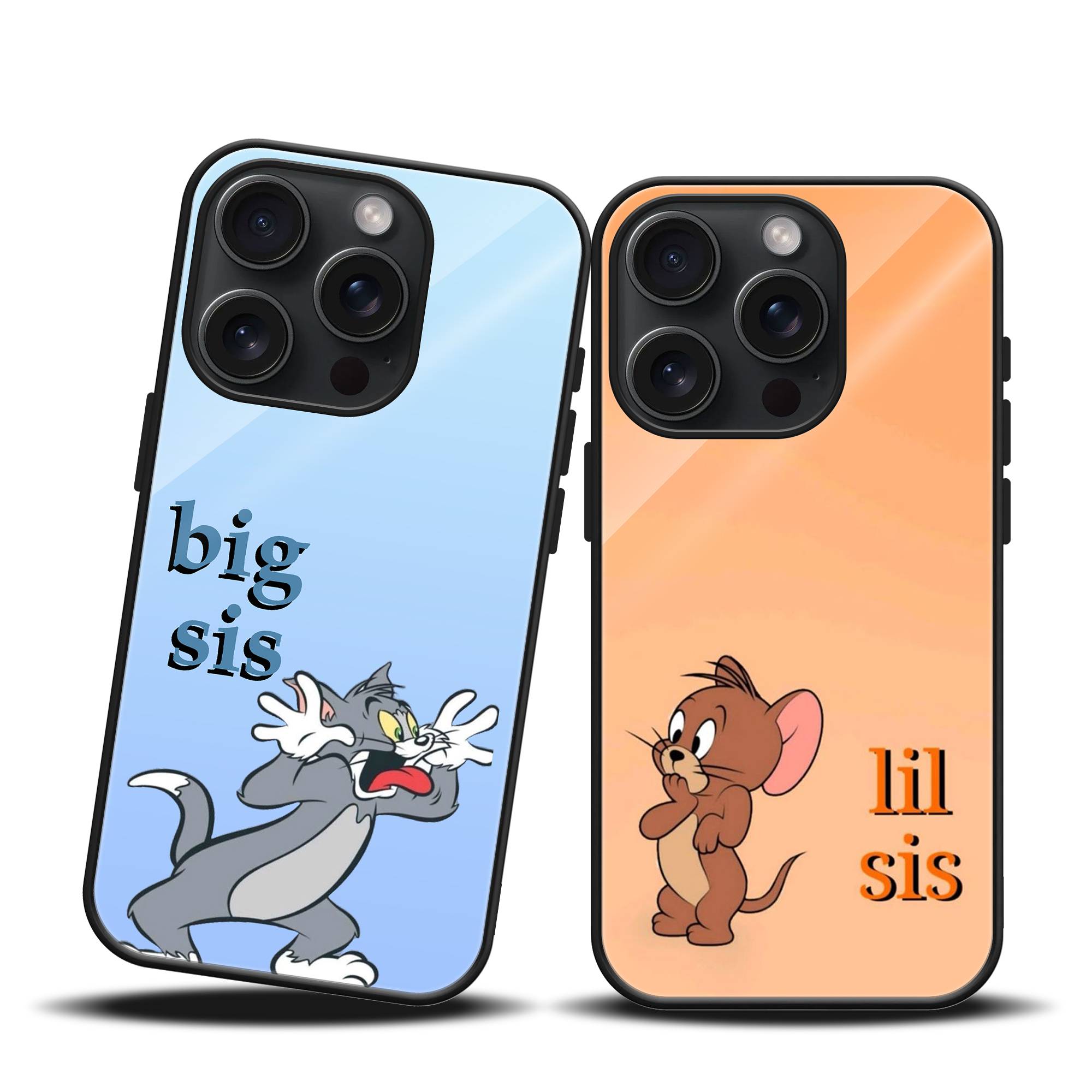 Sibling Rivals Couple Mobile Case image 0