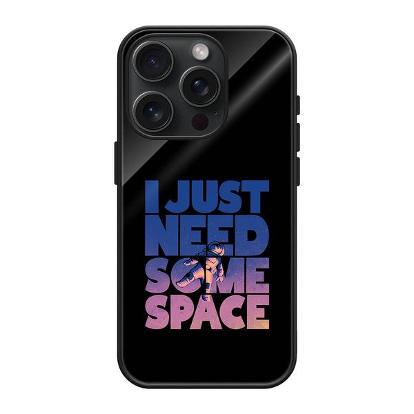 I Just Need Some Space Glass Case image 0
