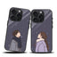 Snowfall Love Night Couple Mobile Case image 0