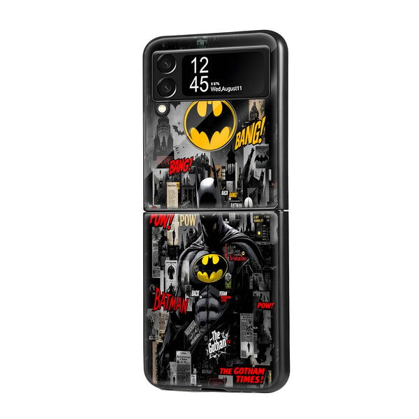 Batman Comic Book Samsung Z Flip Glass Case image 0